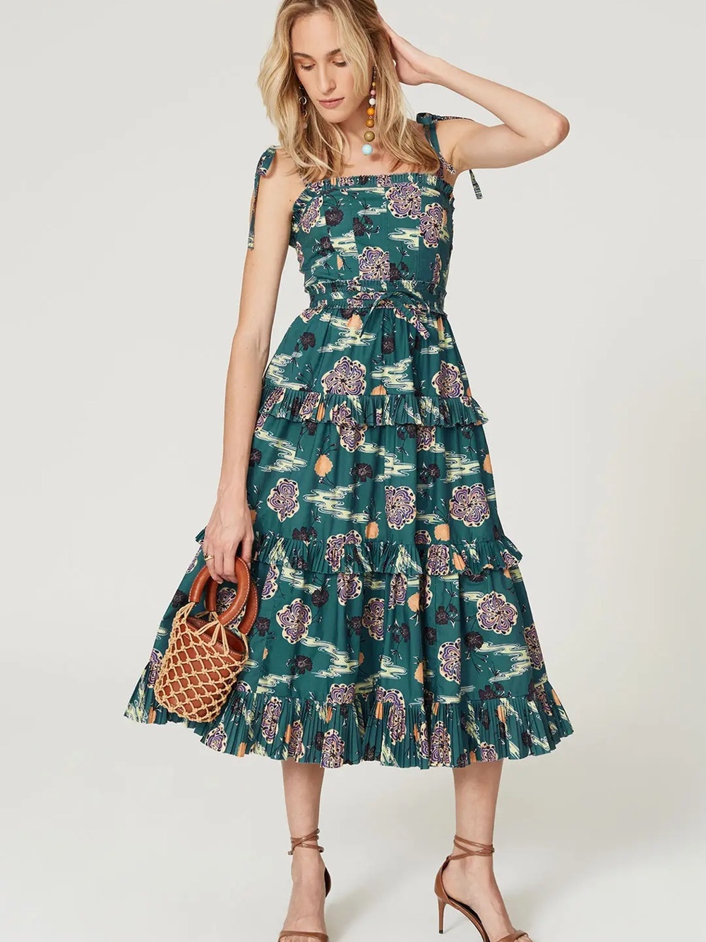 ULLA JOHNSON MIDI DRESS